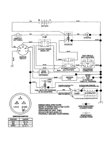Schematic parts for Weedeater Riding Mower Tractor GE1138 (SN1138A) from AppliancePartsPros.com
