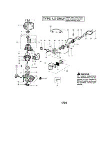 Crankshaft  /  Crankcase  /  Cylinder parts for Weedeater Hedge Trimmer GHT180-TYPE 1,2 from AppliancePartsPros.com