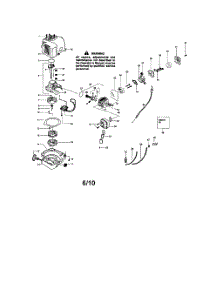 Cylinder  /  Crankshaft  /  Crankcase parts for Weedeater Hedge Trimmer GHT195LE TYPE 5 from AppliancePartsPros.com