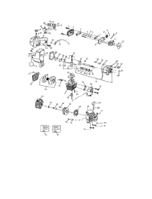 Cylinder  /  Crankshaft  /  Muffler parts for Weedeater Grass Line Trimmer GTI17LE from AppliancePartsPros.com