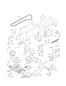Drive parts for Weedeater Riding Mower Tractor HD12538J from AppliancePartsPros.com