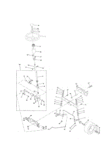 Steering parts for Weedeater Riding Mower Tractor HD12538J from AppliancePartsPros.com