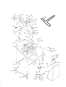 Mower parts for Weedeater Riding Mower Tractor HD12538J from AppliancePartsPros.com