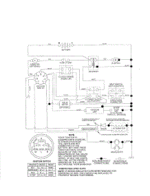 Schematic Diagram parts for Weedeater Riding Mower Tractor HD12538J from AppliancePartsPros.com