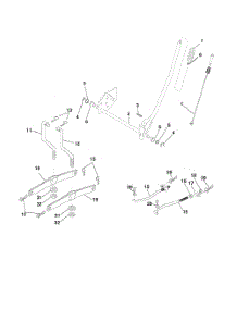 Mower Lift parts for Weedeater Riding Mower Tractor HD13538 from AppliancePartsPros.com