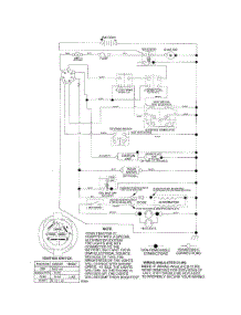 Schematic parts for Weedeater Riding Mower Tractor HD13538 from AppliancePartsPros.com
