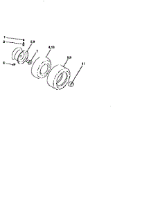 Wheels And Tires parts for Weedeater Riding Mower Tractor HD3Q4E9A from AppliancePartsPros.com