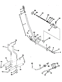 Lift parts for Weedeater Riding Mower Tractor HD3Q4E9A from AppliancePartsPros.com