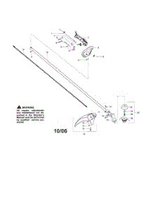 Driveshaft  /  Shield  /  Handle parts for Weedeater Grass Line Trimmer MX550 from AppliancePartsPros.com