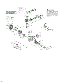 Cylinder  /  Crankshaft  /  Crankcase parts for Weedeater Edger PE550 TYPE 1 from AppliancePartsPros.com