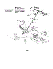 Handle  /  Fan Housing  /  Gear Box parts for Weedeater Edger PE550 TYPE 2 from AppliancePartsPros.com