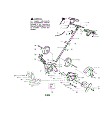Handle  /  Fan Housing  /  Gear Box parts for Weedeater Edger PE550 TYPE 5 from AppliancePartsPros.com