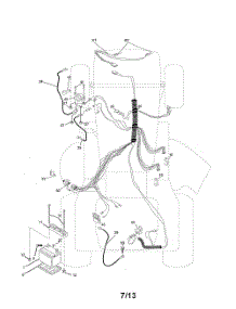 Electrical parts for Weedeater Riding Mower Tractor SGT18H46C from AppliancePartsPros.com