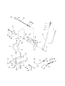 Mower Lift parts for Weedeater Riding Mower Tractor SGT18H46C from AppliancePartsPros.com