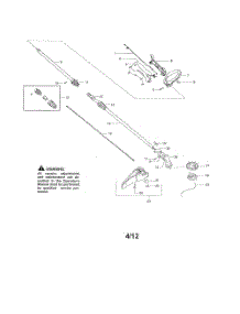 Handle  /  Shield  /  Drive Shaft parts for Weedeater Grass Line Trimmer SST25C TYPE 4 from AppliancePartsPros.com
