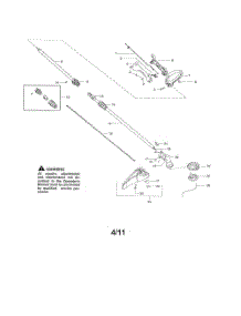 Driveshaft  /  Handle  /  Shield parts for Weedeater Grass Line Trimmer SST25CE from AppliancePartsPros.com