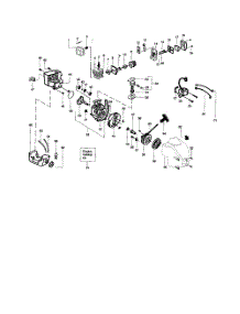 Cylinder  /  Crankshaft  /  Crankcase parts for Weedeater Grass Line Trimmer TE400CXL TYPE 1 from AppliancePartsPros.com