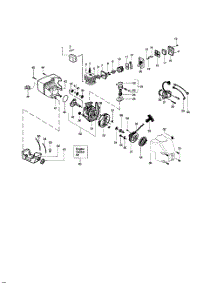 Cylinder  /  Crankshaft  /  Crankcase parts for Weedeater Grass Line Trimmer TE400CXL TYPE 2 from AppliancePartsPros.com