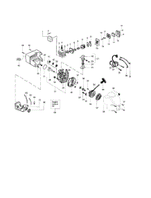 Cylinder  /  Crankshaft  /  Crankcase parts for Weedeater Grass Line Trimmer TE400CXL TYPE 3 from AppliancePartsPros.com