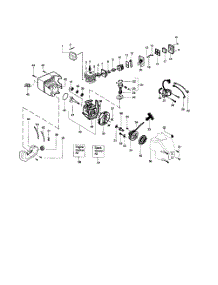 Cylinder  /  Crankshaft  /  Crankcase parts for Weedeater Grass Line Trimmer TE400CXL TYPE 4 from AppliancePartsPros.com