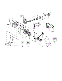 Cylinder  /  Crankshaft  /  Crankcase parts for Weedeater Grass Line Trimmer TE400CXL TYPE 5 from AppliancePartsPros.com