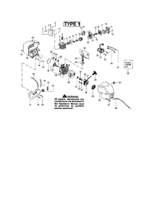 Cylinder  /  Crankcase  /  Crankshaft parts for Weedeater Grass Line Trimmer TE400LE TYPE 1 from AppliancePartsPros.com