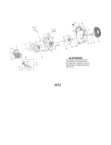 Scroll  /  Impeller  /  Handle parts for Weedeater Leaf Blower W325 TYPE 3 from AppliancePartsPros.com