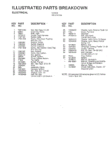 Electrical Page 2 parts for Weedeater Riding Mower Tractor WE12536A from AppliancePartsPros.com