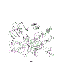 Lawn Mower parts for Weedeater Walk Behind Lawn Mower WE5TY22SC from AppliancePartsPros.com