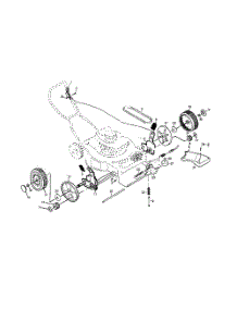 Handle parts for Weedeater Walk Behind Lawn Mower WE5TY22SC from AppliancePartsPros.com