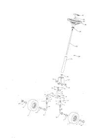 Steering parts for Weedeater Riding Mower Tractor WELRV1 from AppliancePartsPros.com