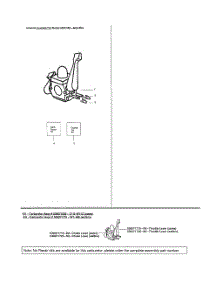 Carburetor(S) parts for Weedeater Leaf Blower WT200 TYPE 1 from AppliancePartsPros.com