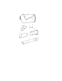 Vacuum Bag  /  Tube parts for Weedeater Leaf Blower WT200LE TYPE 2 from AppliancePartsPros.com