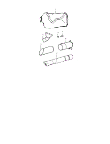 Vacuum Bag  /  Tubes parts for Weedeater Leaf Blower WT200LE TYPE 4 from AppliancePartsPros.com