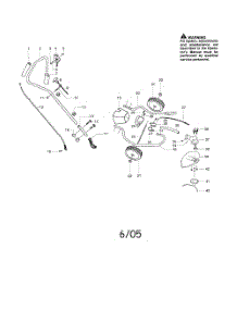Handle  /  Wheels  /  Frame  /  Axle parts for Weedeater Grass Line Trimmer WT3100 from AppliancePartsPros.com