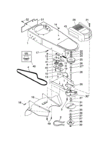 Chassis  /  Deflector parts for Weedeater Grass Line Trimmer WT6000 from AppliancePartsPros.com