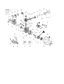 Cylinder  /  Crankshaft  /  Crankcase parts for Weedeater Grass Line Trimmer XT600 TYPE 1 from AppliancePartsPros.com