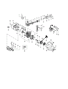 Crankshaft  /  Crankcase  /  Cylinder parts for Weedeater Grass Line Trimmer XT600 TYPE 2 from AppliancePartsPros.com