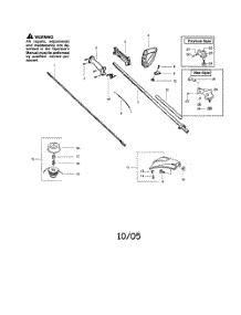 Drive Shaft  /  Handle  /  Throttle Housing parts for Weedeater Grass Line Trimmer XT600 TYPE 5 from AppliancePartsPros.com