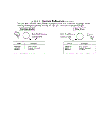 Service Reference Note parts for Weedeater Grass Line Trimmer XT600 TYPE 6 from AppliancePartsPros.com