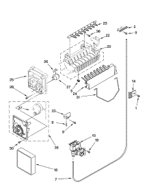Icemaker Parts, Optional Parts (Not Included) parts for Kenmore Refrigerator 106.57362700 (10657362700, 106 57362700) from AppliancePartsPros.com