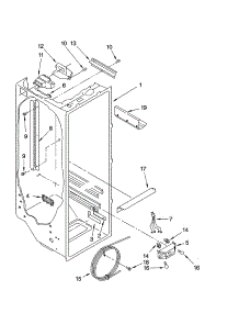 Refrigerator Liner Parts parts for Kenmore Refrigerator 106.56532400 (10656532400, 106 56532400) from AppliancePartsPros.com