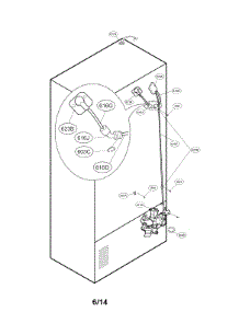 Water And Tube Parts parts for Kenmore Refrigerator 795.72053110 (79572053110, 795 72053110) from AppliancePartsPros.com