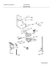 Wash System parts for Electrolux Dishwasher E24ID75SPS2A from AppliancePartsPros.com