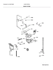 Wash System parts for Electrolux Dishwasher E24ID75SPS2A from AppliancePartsPros.com
