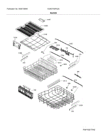Racks parts for Electrolux Dishwasher E24ID75SPS2A from AppliancePartsPros.com