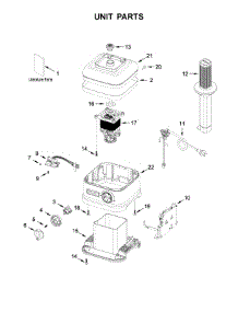 Unit Parts parts for Kitchenaid Blender 5KSB6065AFW0 from AppliancePartsPros.com