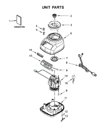 Unit Parts parts for Kitchenaid Blender 5KSB1565EWH0 from AppliancePartsPros.com