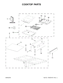 Cooktop Parts parts for Jenn-Air Electric Cooktop JID4436ES0 from AppliancePartsPros.com