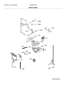 Wash System parts for Electrolux Dishwasher EI24ID81SS2A from AppliancePartsPros.com